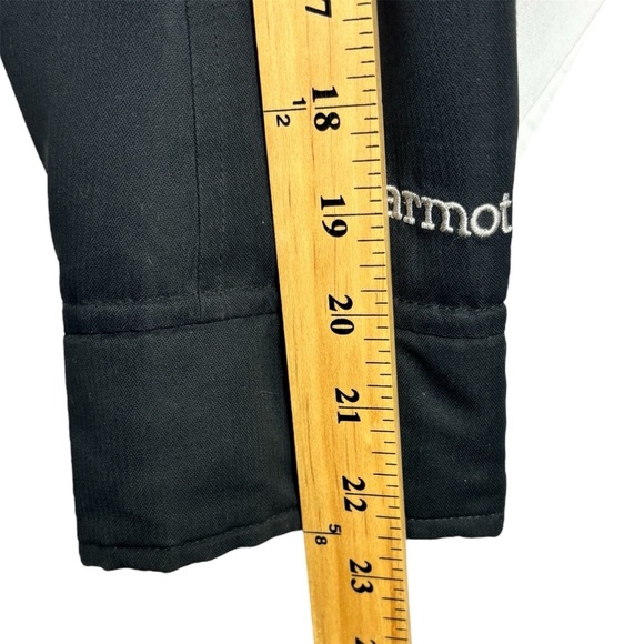 Marmot Chelsea Down Hooded Raincoat Black Size S/P Water repellent Winter - Picture 12 of 15